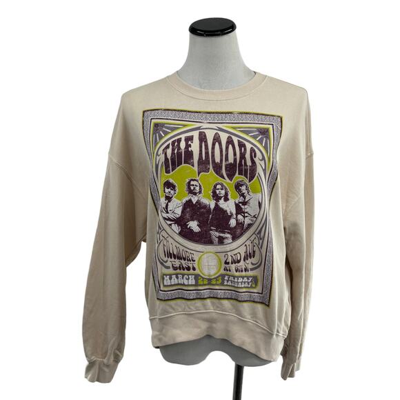 Daydreamer The Doors Poster Pullover Graphic Sand Sweatshirt - Picture 4 of 11